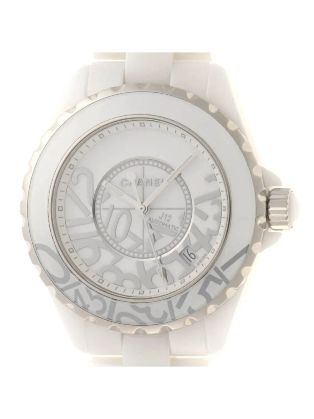 Chanel Graffiti 38 World Limited Edition Watch White Ceramic Dial Automatic